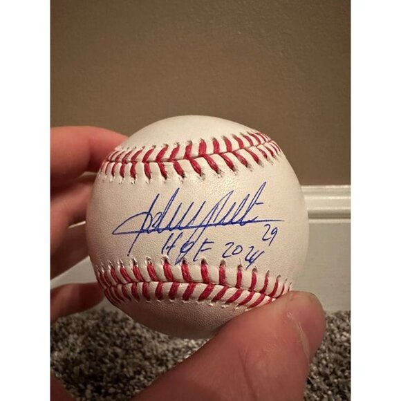 Adrian Beltre signed "HOF 2024" Autographed OMLB Baseball Texas Rangers Beckett - Picture 2 of 3